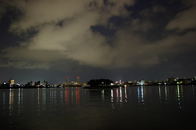 [弘化台（高知市）からの夜景]