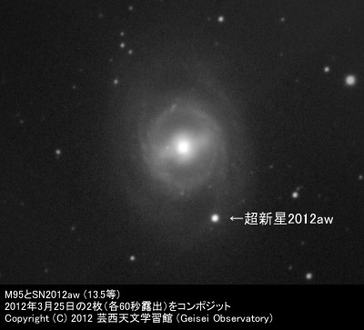 [SN2012aw in M95]