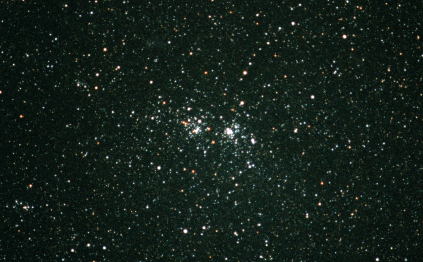 ペルセウス座二重星団のでっかい写真