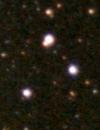 山羊座にある天王星の拡大写真