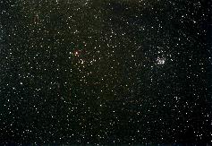 プレアデス星団とアルデバランの写真