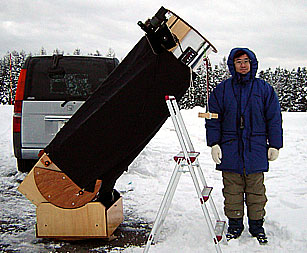[18-inch comet seeker and author]